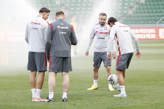 Trening reprezentacji Polski w Warszawie