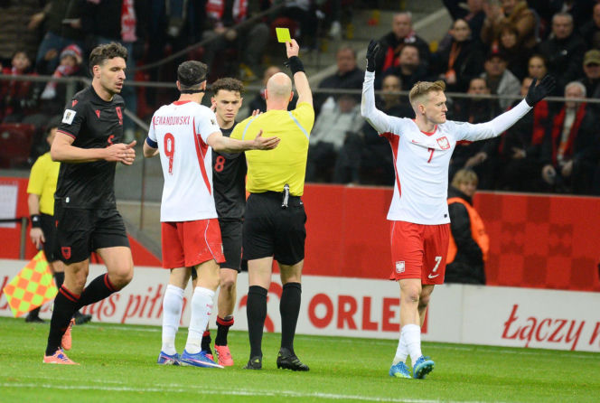 Barażowy mecz półfinałowy o awans do piłkarskich mistrzostw świata z Albanią