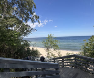 Zejście na plażę hotel Gołębiewski Pobierowo [ZDJĘCIA]
