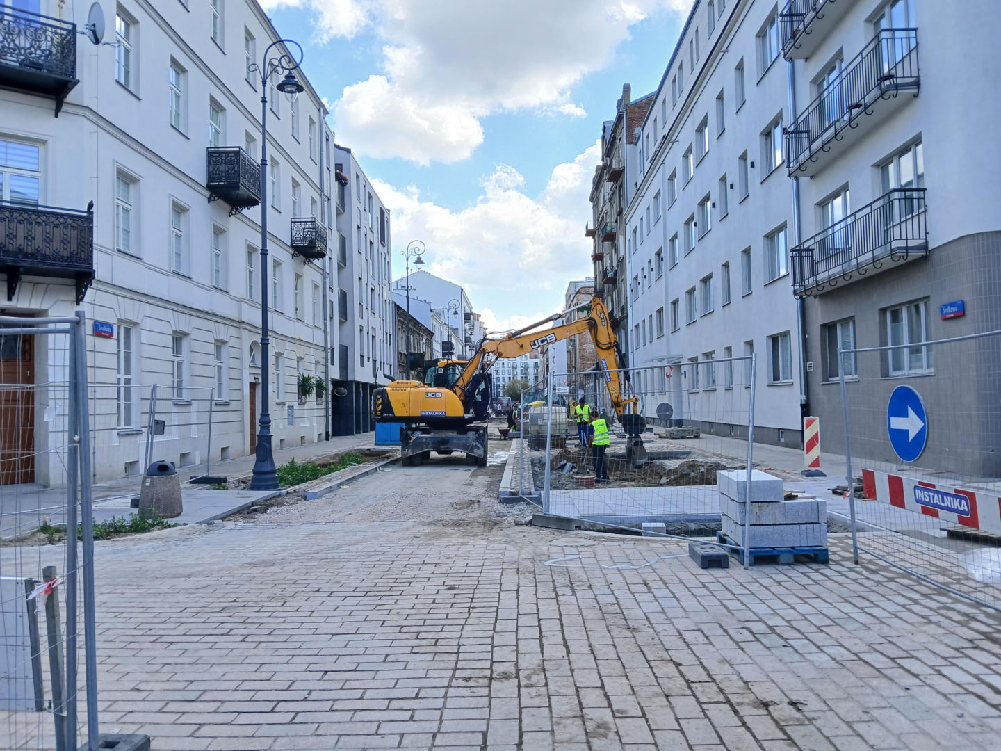 Przebudowa ul. Środkowej w Warszawie