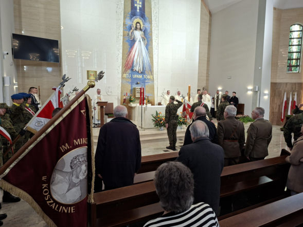 Msza św. w kościele pw. św. Marcina w Koszalinie w rocznice Zbrodni Katyńskiej