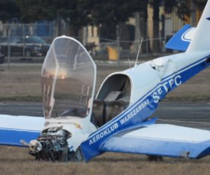 Samolot zarył w ziemię! Niebezpieczny incydent na warszawskim lotnisku