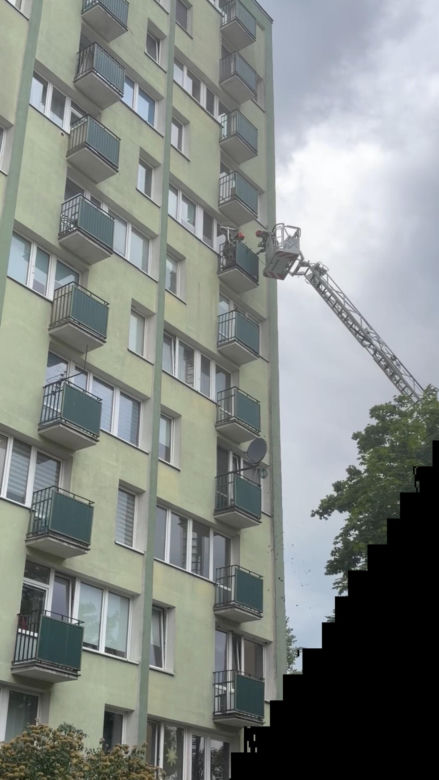 Pożar na Pradze 11.05.2026