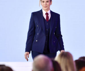 Marta Nawrocka w garniturach