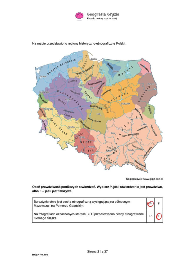 Matura próbna 2026: geografia rozszerzona - wszystkie odpowiedzi do arkusza CKE 15.01.2026