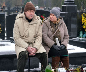 Barwy szczęścia odc. 2630. Basia (Sławomira Łozińska), Artur Chowański (Jacek Rozenek)