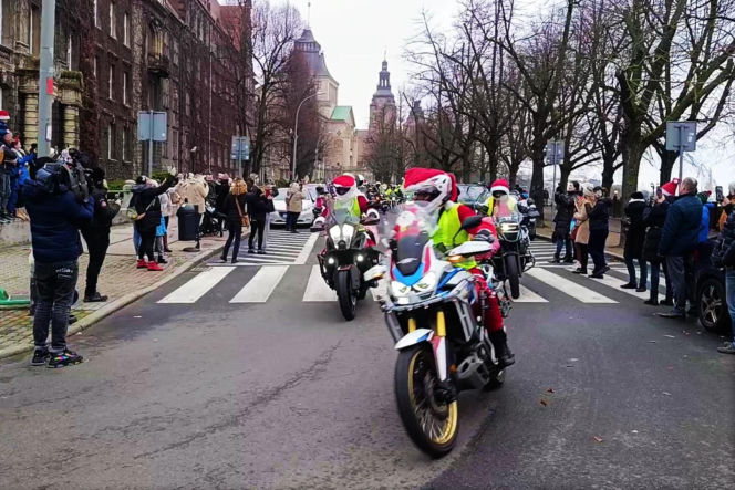 Motomikołaje w Szczecinie