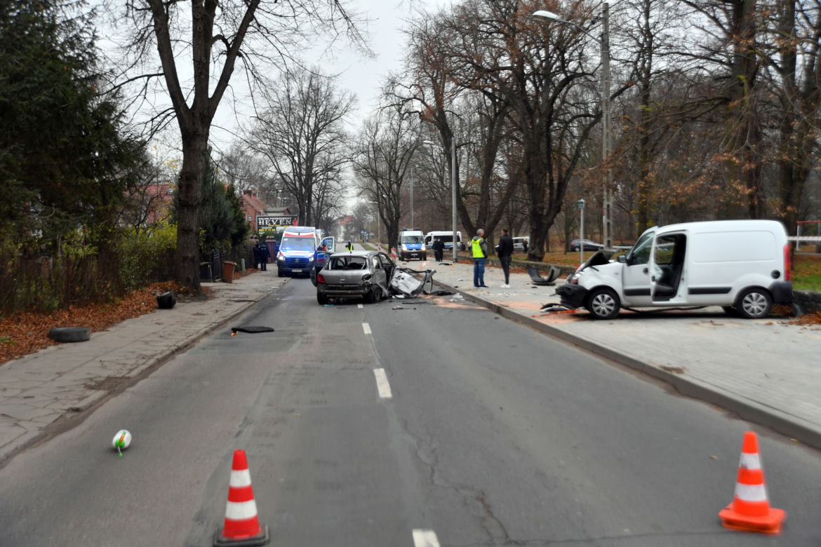Szczecin: Śmiertelny wypadek na ulicy Dmowskiego