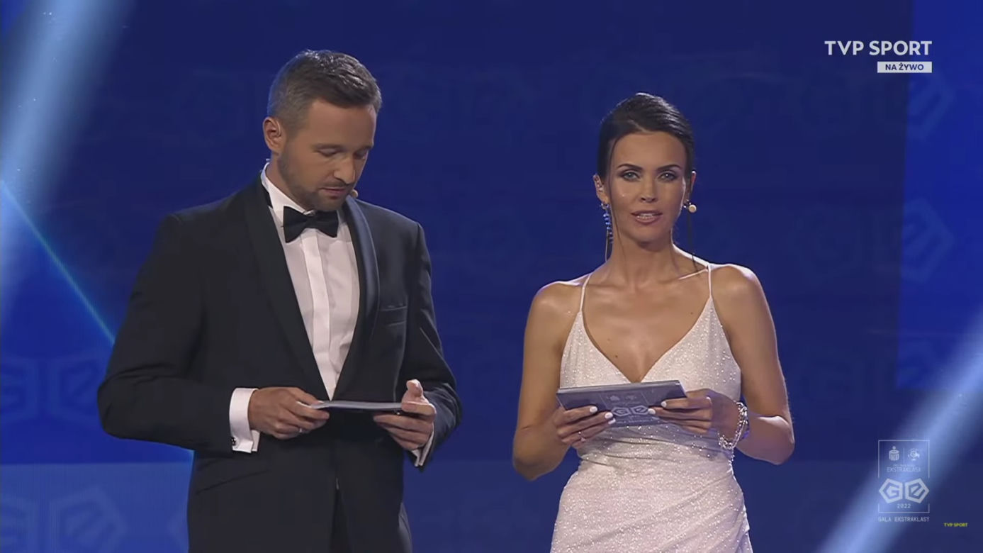 Sylwia Dekiert gala Ekstraklasy