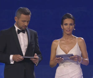 Sylwia Dekiert gala Ekstraklasy