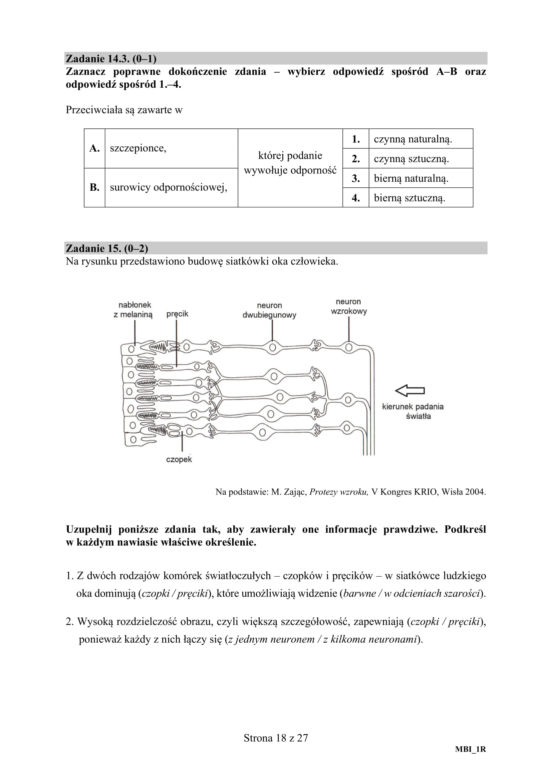 Matura 2019 z biologii [ARKUSZE CKE, ODPOWIEDZI]