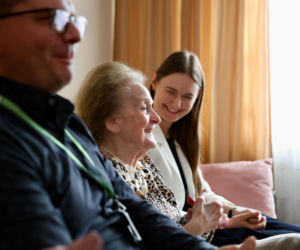 Z prezentami świątecznymi u Powstańców Warszawskich