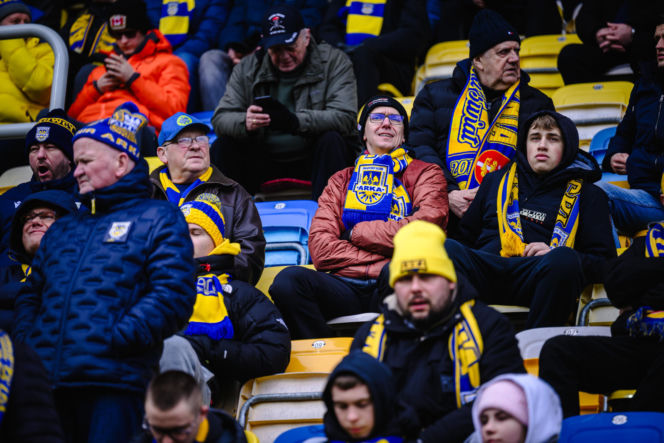 Arka Gdynia - GKS Katowice: Zdjęcia kibiców z meczu 22. kolejki PKO BP Ekstraklasy