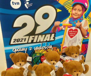 Gadżety przekazane na aukcję z okazji WOŚP