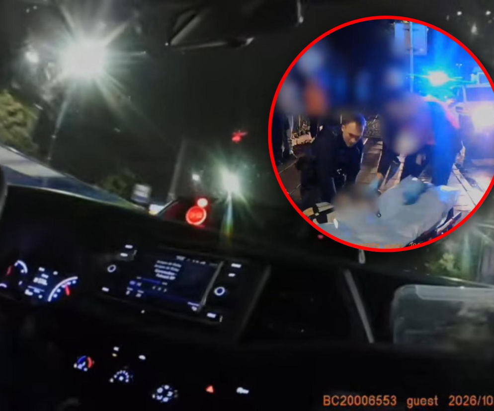 Mężczyzna nagle zasłabł na ulicy. Uratowali go policjanci