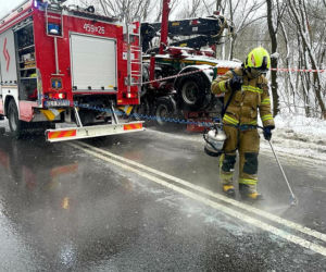 Groźny wypadek pod Limanową