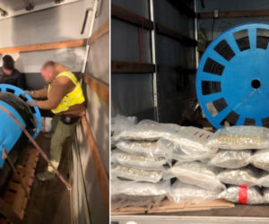 Gigantyczny przemyt na A4! Narkotyki były ukryte w szpuli z kablem