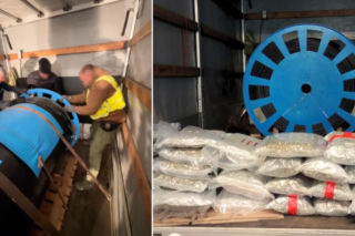 Gigantyczny przemyt na A4! Narkotyki były ukryte w szpuli z kablem