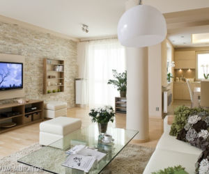 Aranżacja wnętrz. Jasny salon