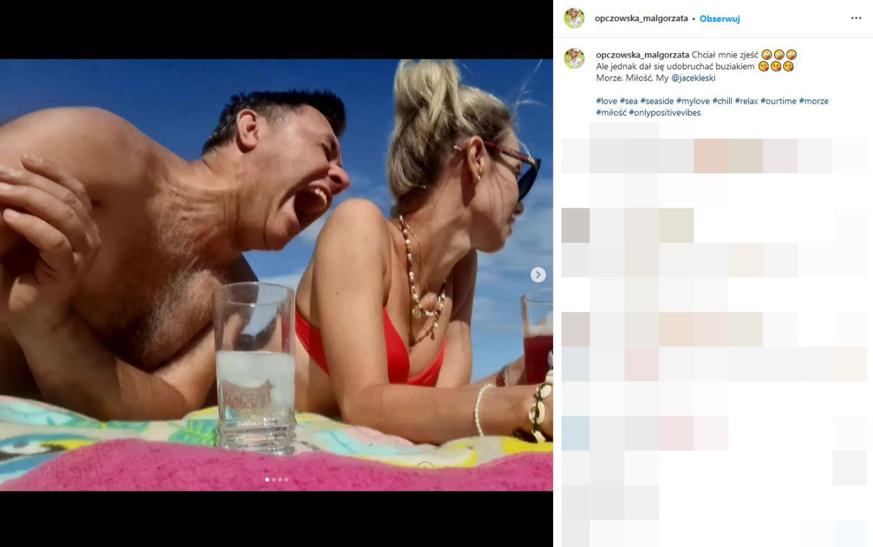 Małgorzata Opczowska kocha polskie morze