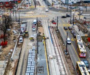 Tramwaj do Dworca Zachodniego w Warszawie - grudzień 2025