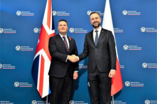 Spotkanie ministrów obrony Polski i Wielkiej Brytanii