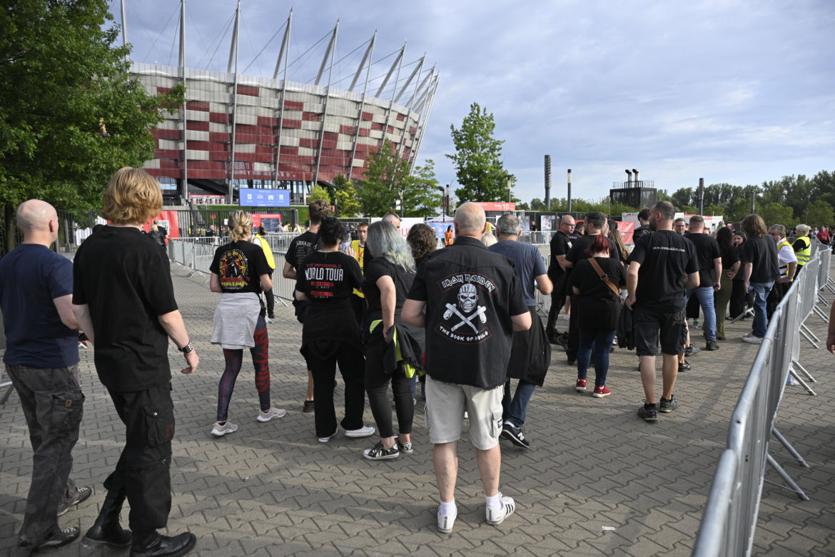Tłumy przybyły na koncert Iron Maiden na PGE Narodowym