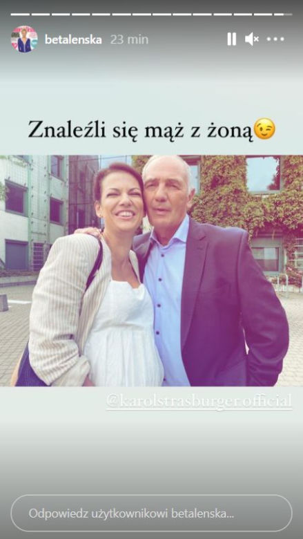 M jak miłość: Patrycja (Alżbeta Lenska), Argasiński (Karol Strasburger)