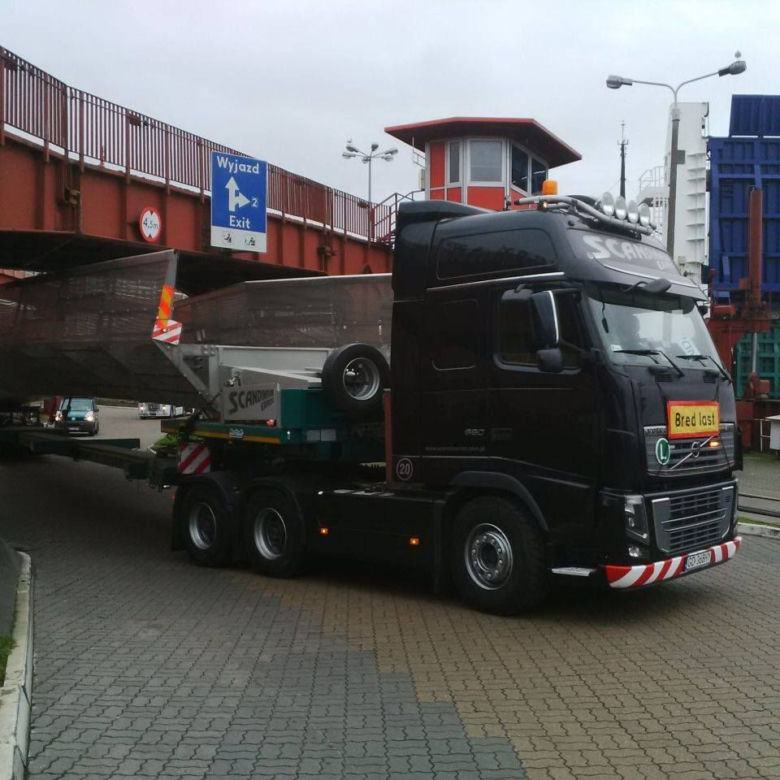 transport ponadgabrytowy kładki