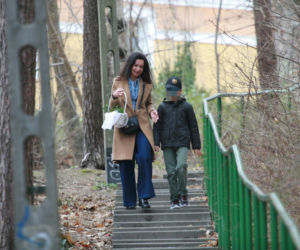 Marta Kaczyńska ze święconką