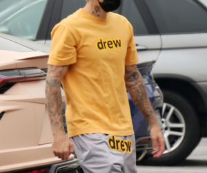 Justin Bieber i Hailey Bieber w drodze na pilates