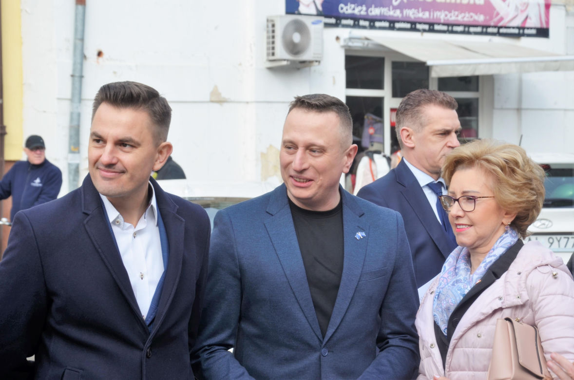 Arkadiusz Myrcha i Krzysztof Brejza podczas otwarcia Centrum Interwencji Społecznych w Ciechocinku