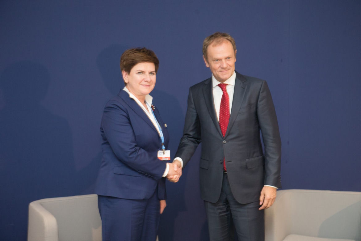 Donald Tusk w 2015 roku