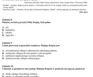 Próbny egzamin gimnazjalny - Język polski