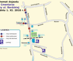 Organizacja ruchu wokół wrocławskich cmentarzy