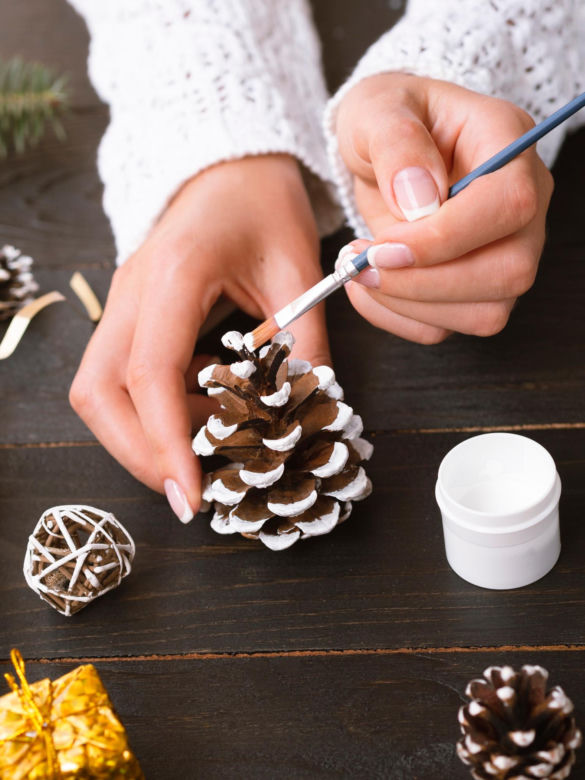 Świąteczny manicure