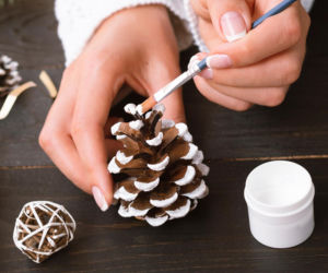 Świąteczny manicure