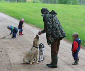 Pieski w Pałacu Prezydenckim