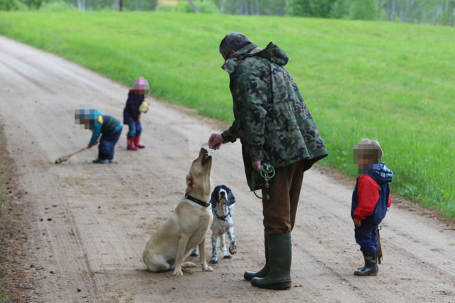 Pieski w Pałacu Prezydenckim