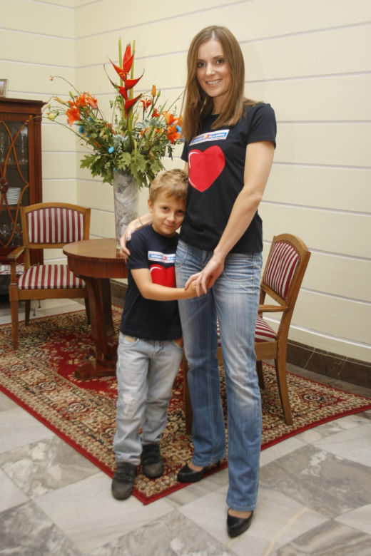 Halina Mlynkova i Łukasz Nowicki