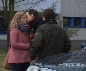 M jak miłość odc. 1204. Natalka (Marcjanna Lelek), Franek (Piotr Nerlewski), Darek (Marcel Sabat)