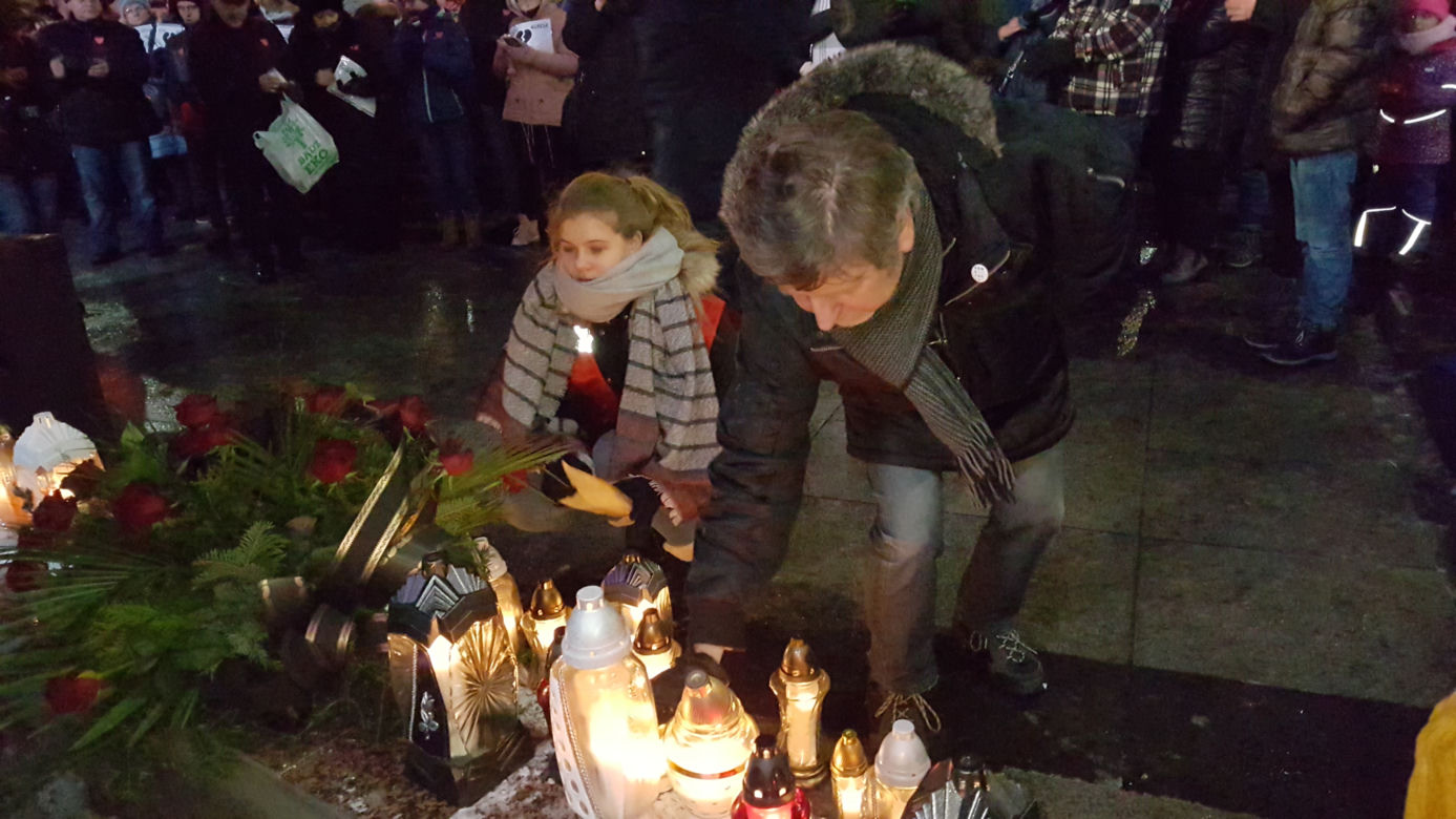 Sosnowiec pożegnał prezydenta Gdańska Pawła Adamowicza