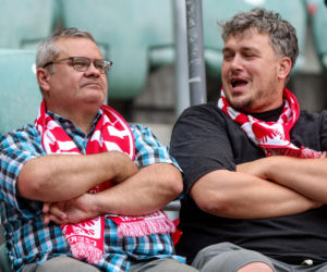 Polska - Ukraina. Tłumy kibiców na trybunach. Znajdź się na zdjęciu!