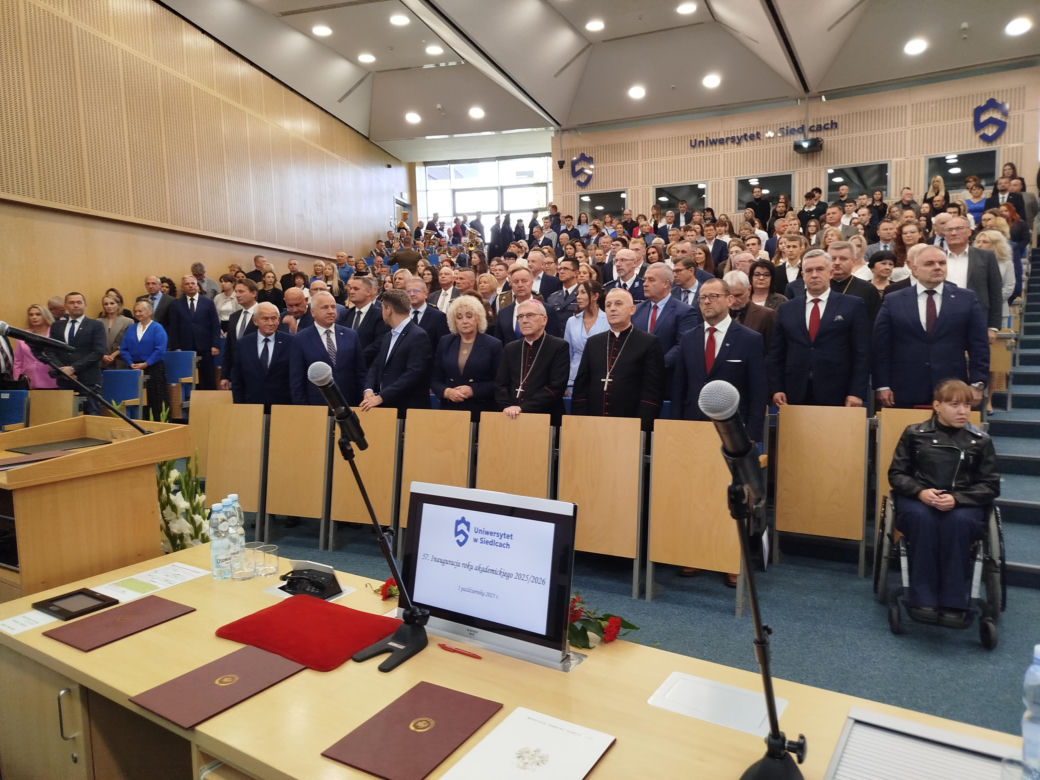 Inauguracja roku akademickiego 2025/2026 w murach Uniwersytetu w Siedlcach