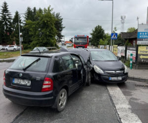 Wypadek w Szczucinie na DK73 – ranny 12-latek, utrudnienia
