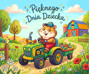 Śmieszna kartka na Dzień Dziecka