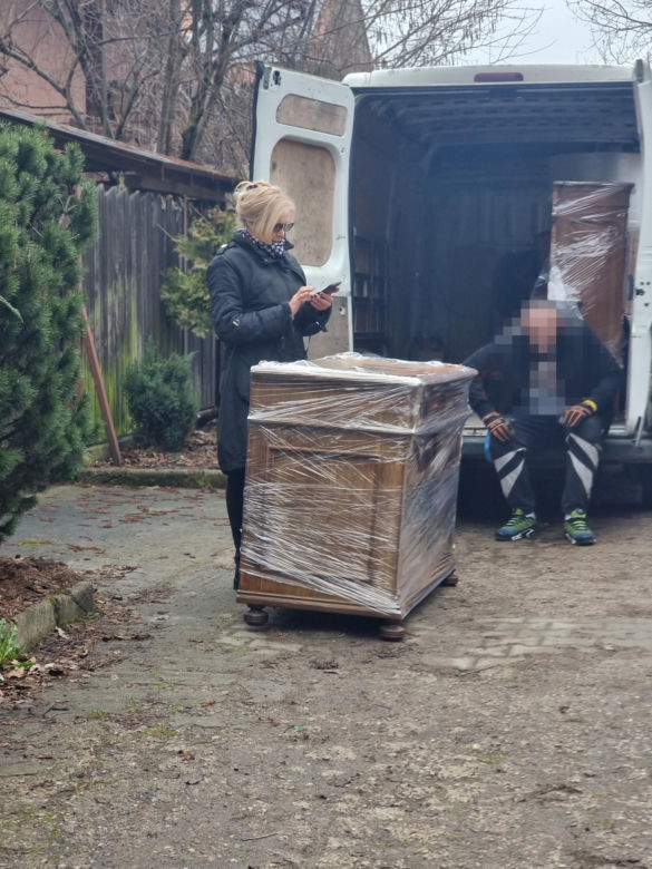 Sylwia Wysocka z komornikiem i policją odzyskała swoje rzeczy