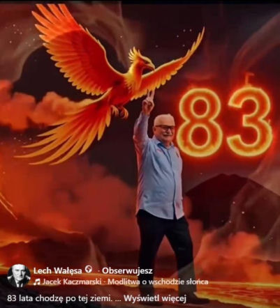 Lech Wałęsa obchodzi urodziny. Szokujące co pokazał w sieci