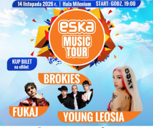Young Leosia i Fukaj rozbiją bank! Wiemy, gdzie i za ile kupić bilety na ESKA Music Tour Kołobrzeg 2026
