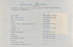 Świadectwo maturalne Kaliny Jędrusik z 1949 roku
